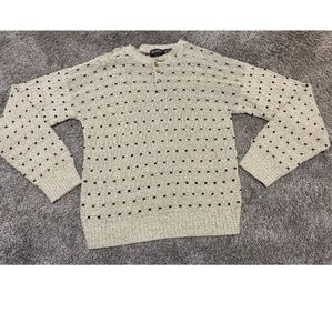 Vintage scandia 90s sweater men Large,made in USA,oatmeal brown